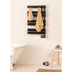 Modern Electric Towel Rail - Black