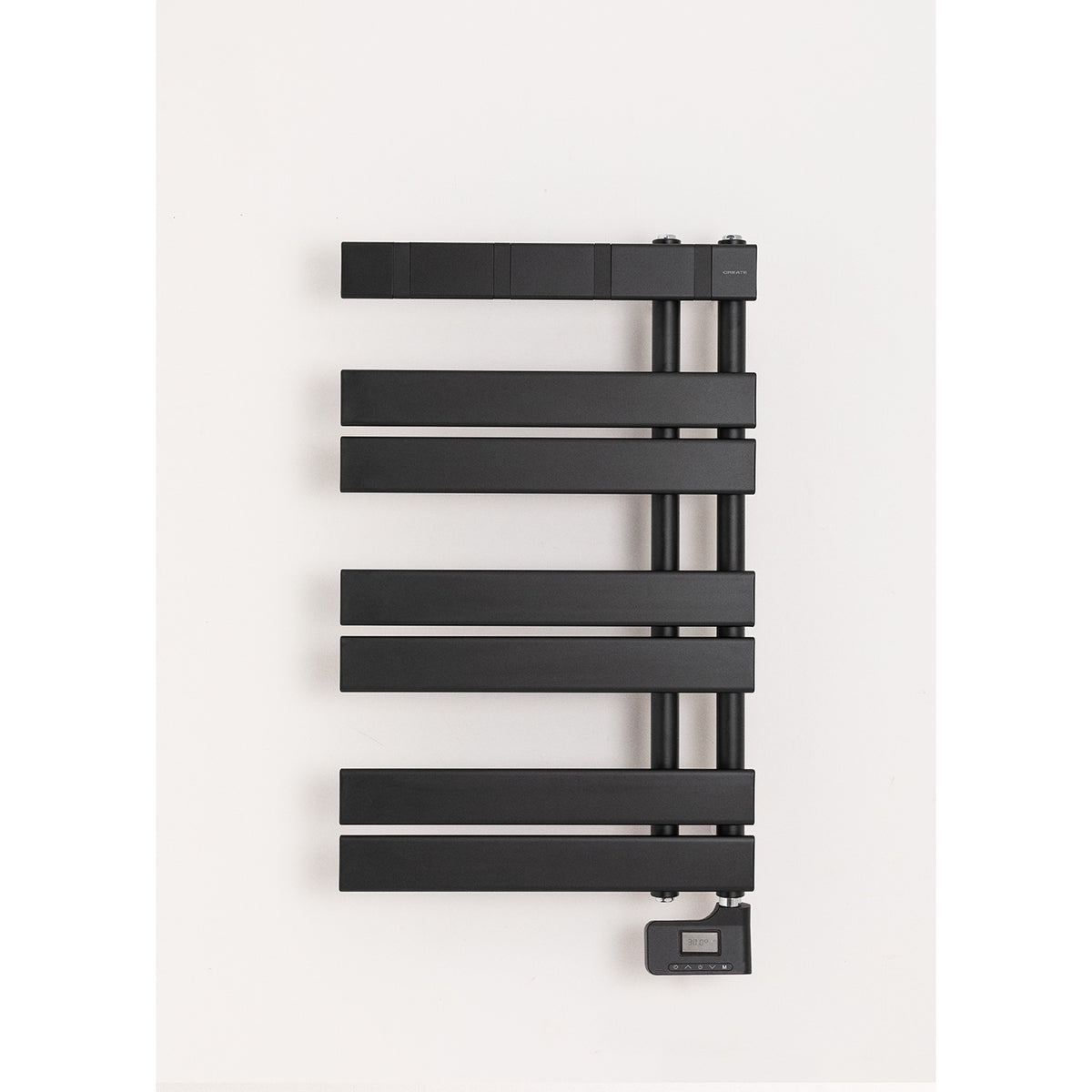 Modern Electric Towel Rail - Black