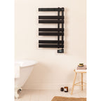 Modern Electric Towel Rail - Black