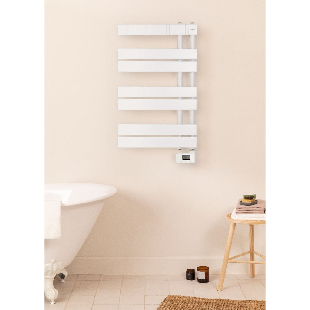 Warm Towel Modern - Sèche-Serviettes Électrique Mural - Blanc