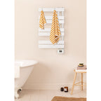 Warm Towel Modern - Sèche-Serviettes Électrique Mural - Blanc