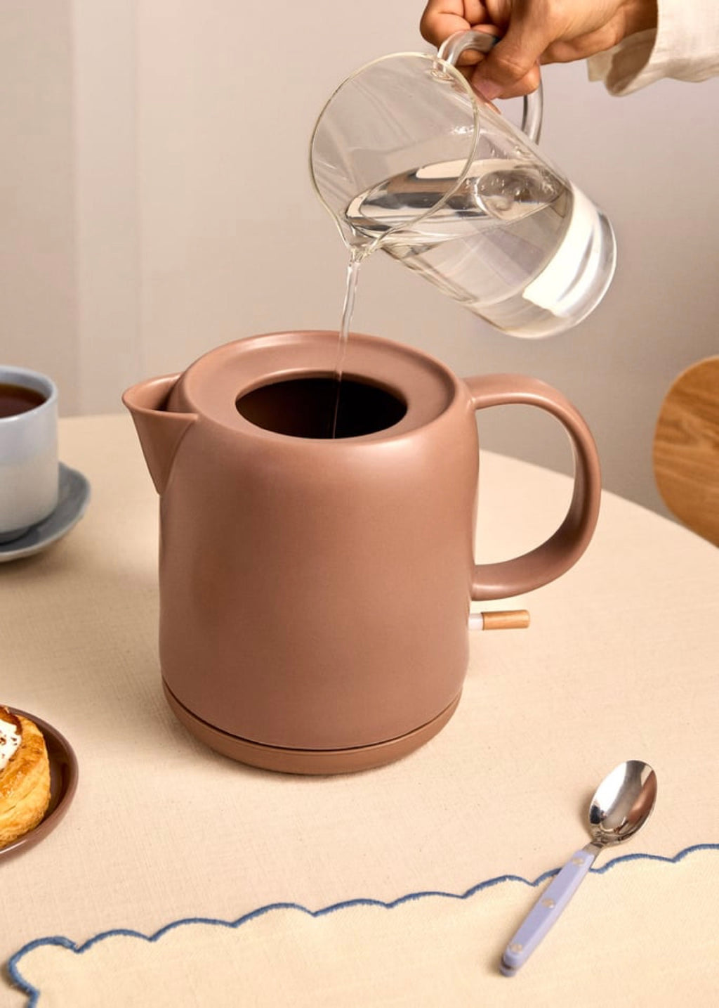 Kettle Ceramic - Bouilloire Électrique En Céramique - 1L - Moka
