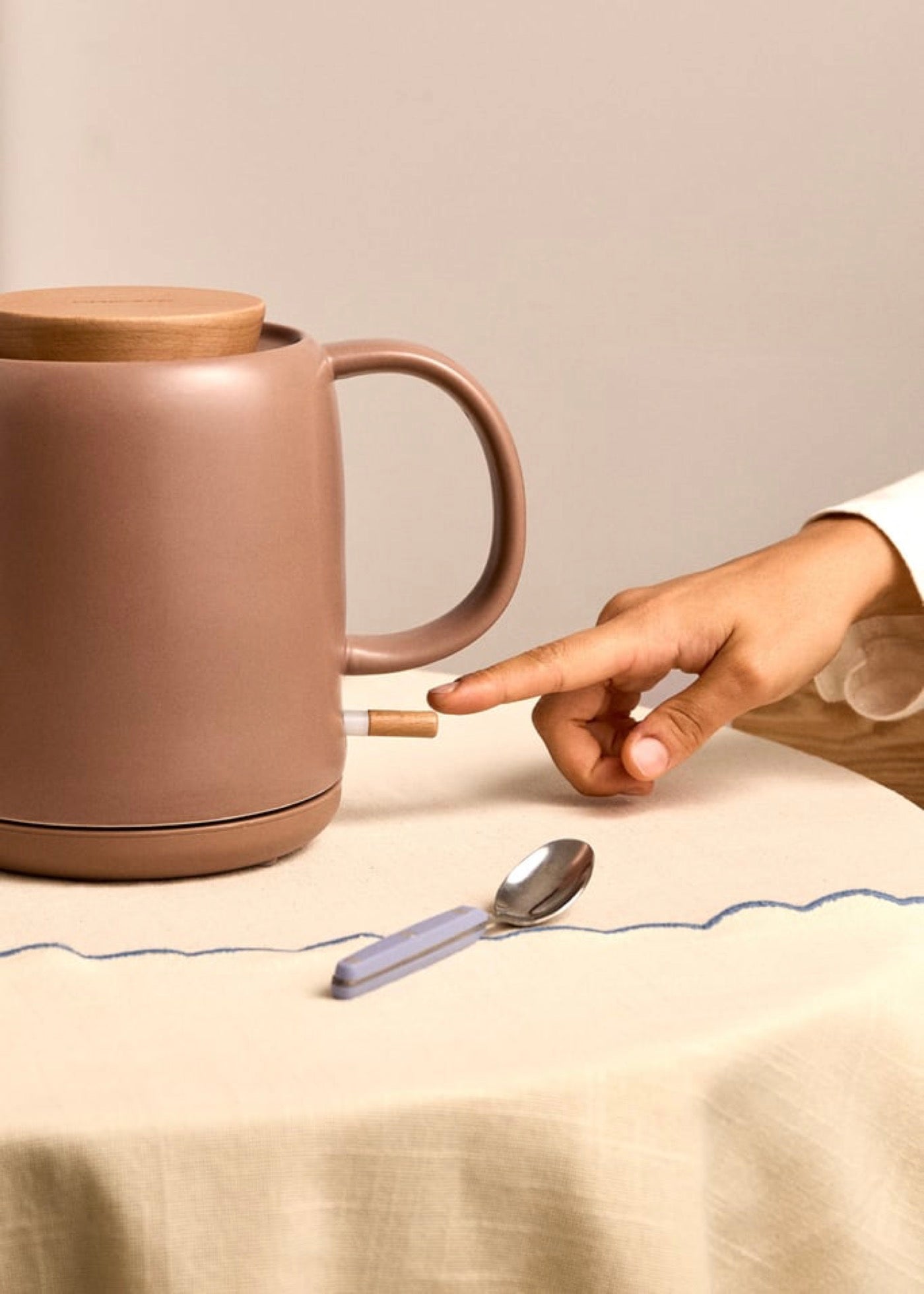 Kettle Ceramic - Bouilloire Électrique En Céramique - 1L - Moka