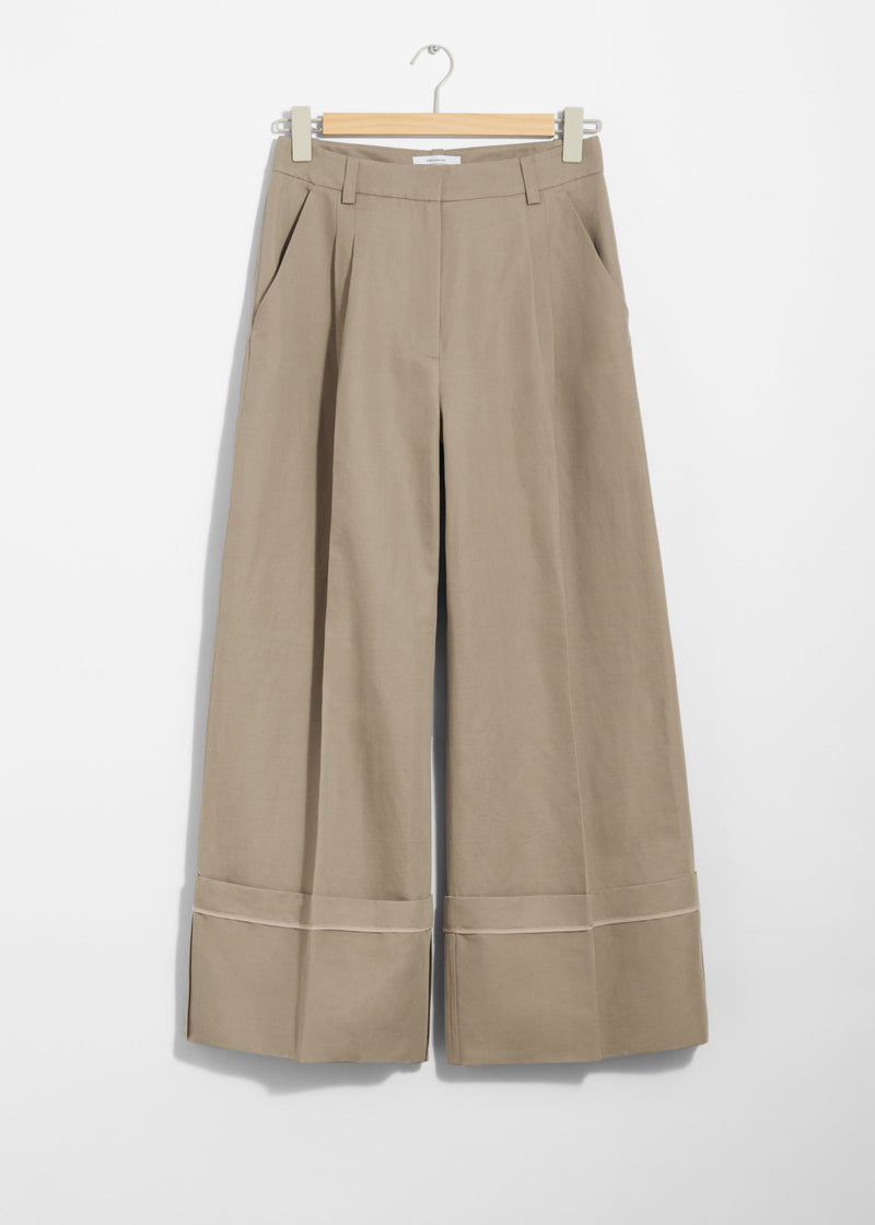 Trousers Pa Rosso Trousers - Beige - Women