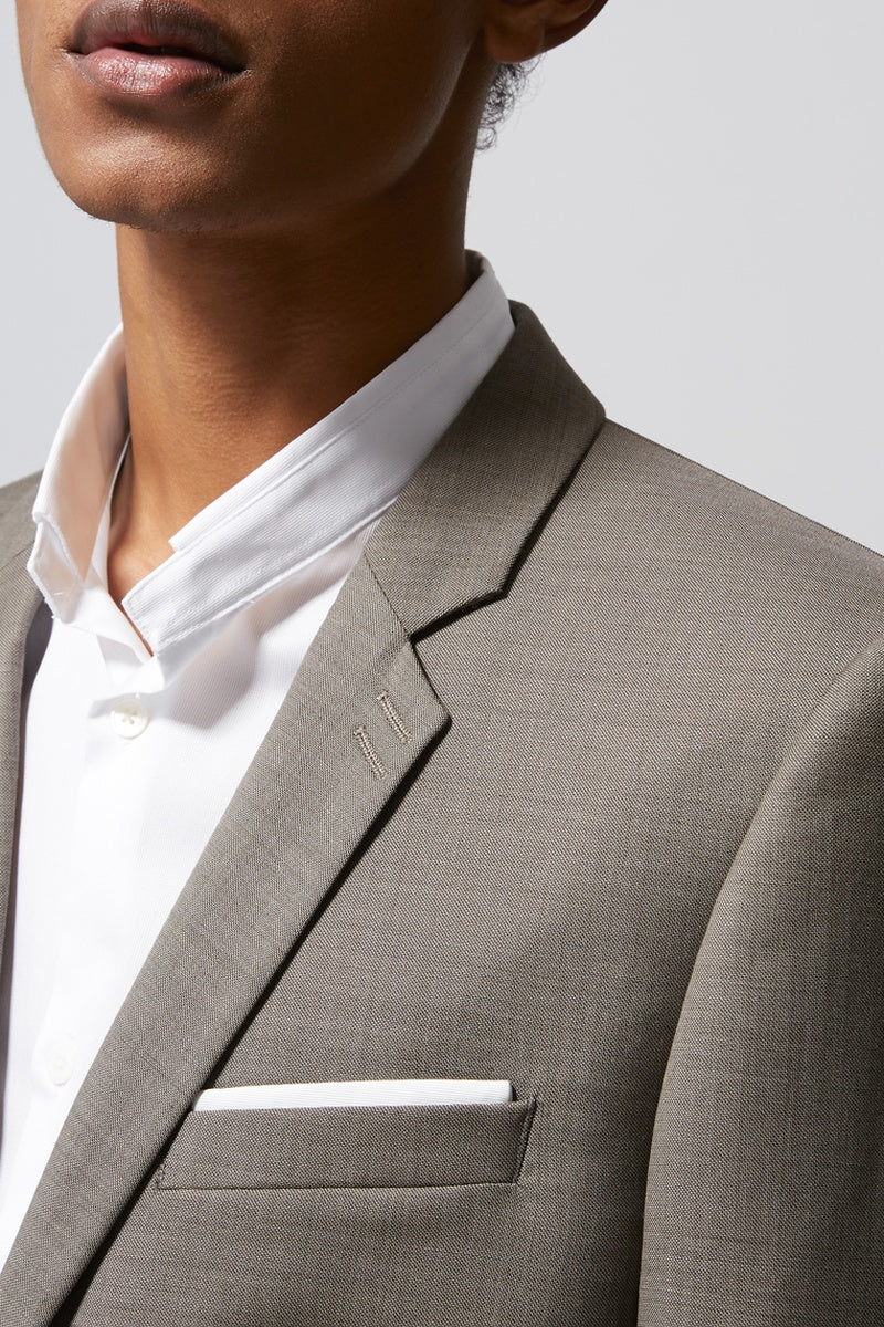 The Kooples - Chaqueta de lana beige - Hombre