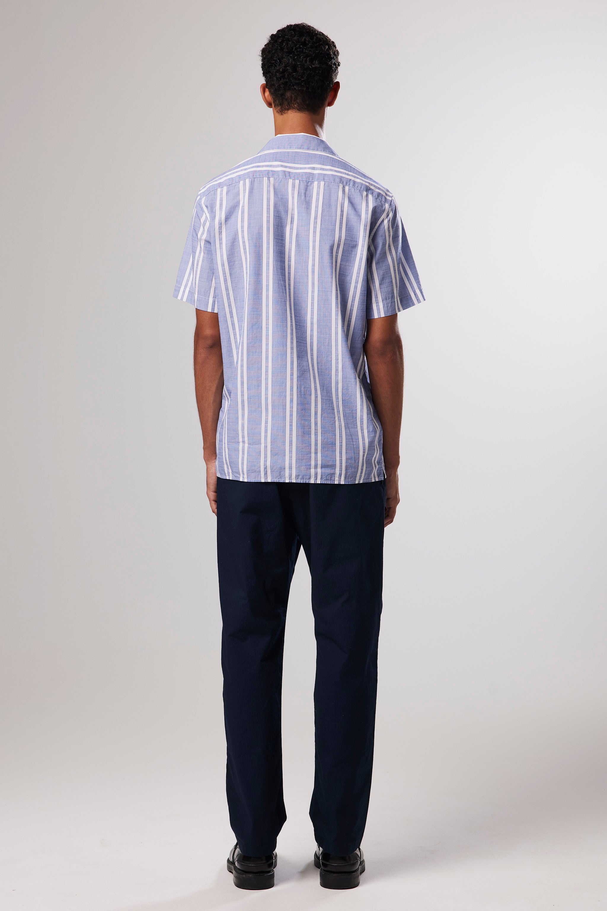 Miyagi SS - Blue Stripe Shirt
