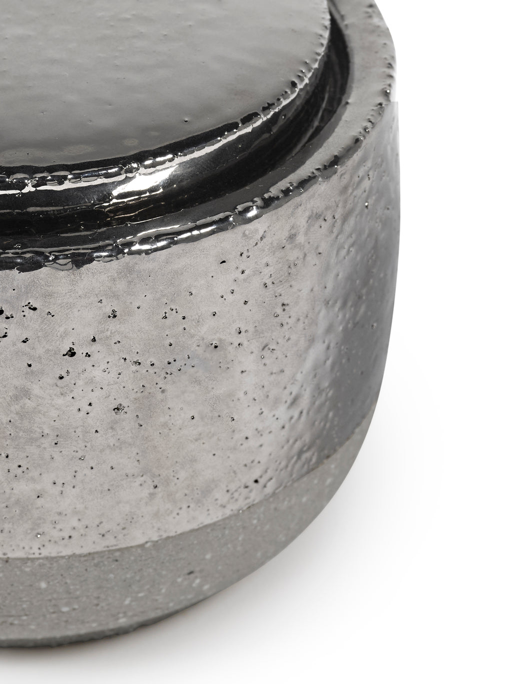 Candles Smoked Jasmine - Bougie D'ambiance - M - Cire De Soja Et Paraffine - Argent