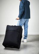 Valise Long Séjour 2 Roues Foldable Plume - Noir