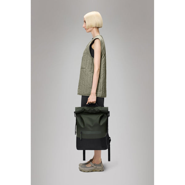 Ryggsäck Trail Rolltop Backpack W3 - Green - Unisex