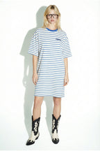 Short Dress Nova Tao Lines Blue Fabriquée Au Portugal