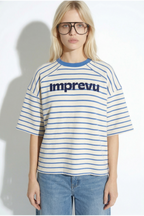 Tshirt Tao Marinière Bleue, Fabriqué Au Portugal
