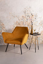 Bon Velours - Lounge Chair - Fabric - Gold