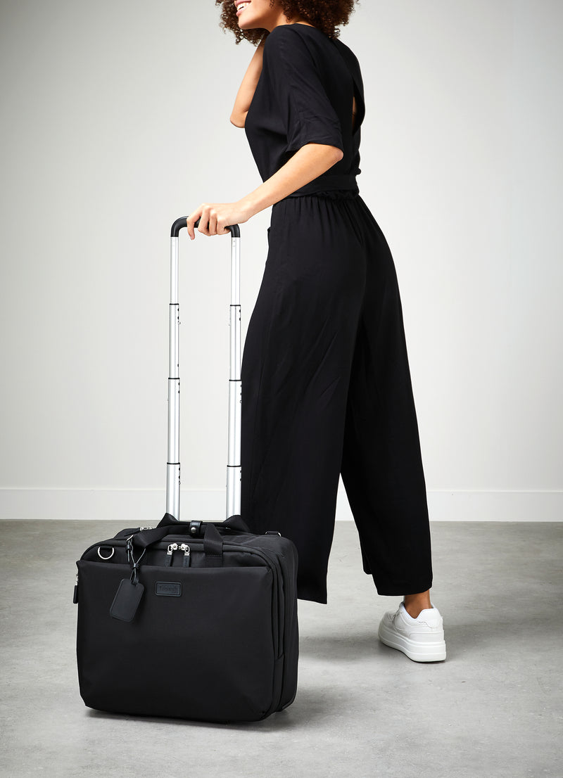 Pilot Case 4Biz Rolling Tote - Noir