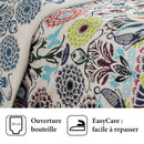 Love Stories - Housse De Couette + Taie(s) D'Oreiller Satin De Coton Love Stories Multico