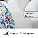 Love Stories
 Jacquard - Drap Plat Satin De Coton Uni Blanc