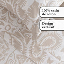 Love Stories - Ensemble De Draps Satin De Coton Love Stories Taupe