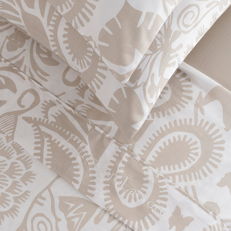 Love Stories - Ensemble De Draps Satin De Coton Love Stories Taupe