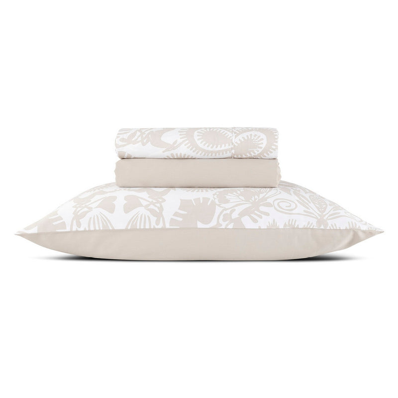 Love Stories - Ensemble De Draps Satin De Coton Love Stories Taupe