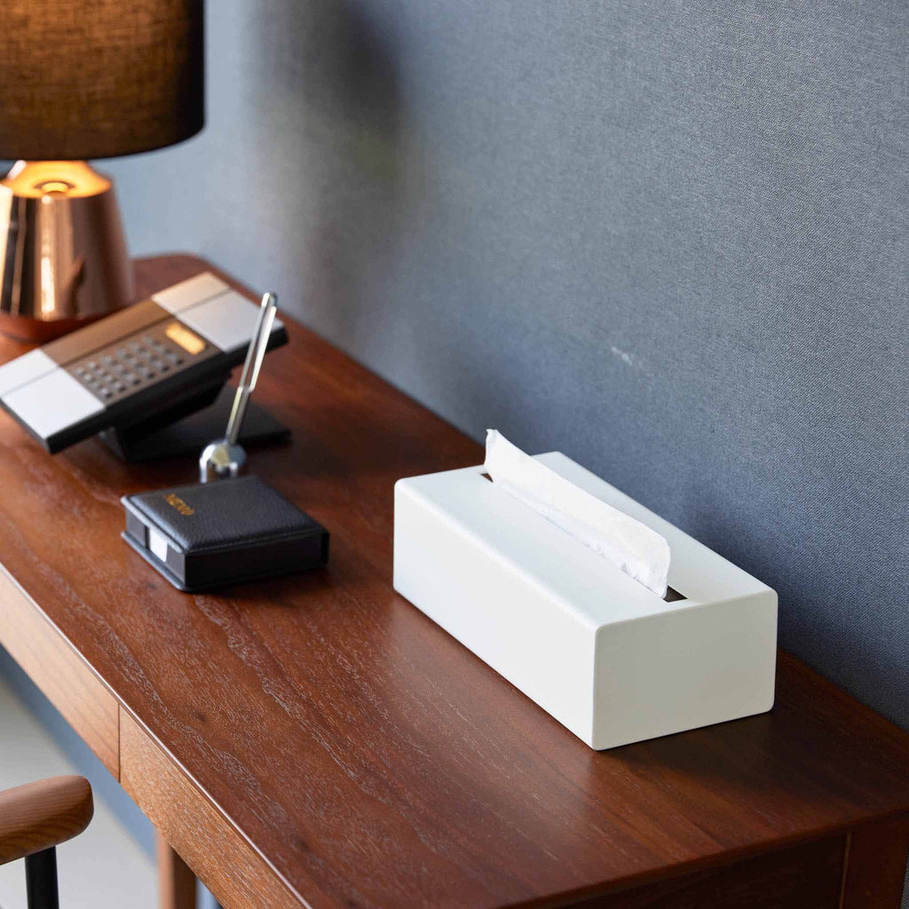 Distributeur De Mouchoirs Vertical Tower - Blanc