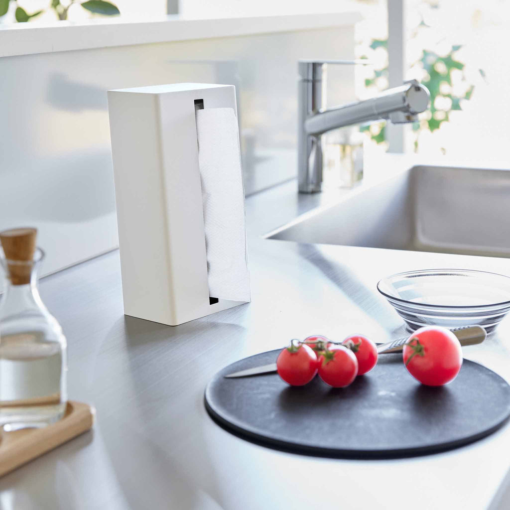 Distributeur De Mouchoirs Vertical Tower - Blanc