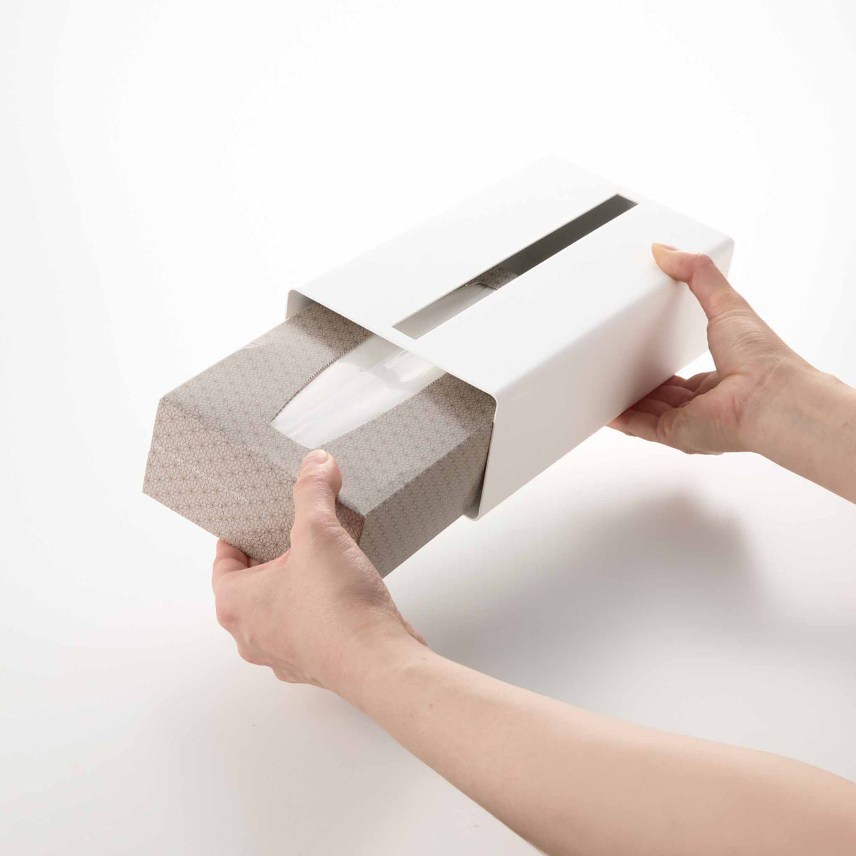 Distributeur De Mouchoirs Vertical Tower - Blanc