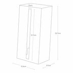 Distributeur De Mouchoirs Vertical Tower - Blanc