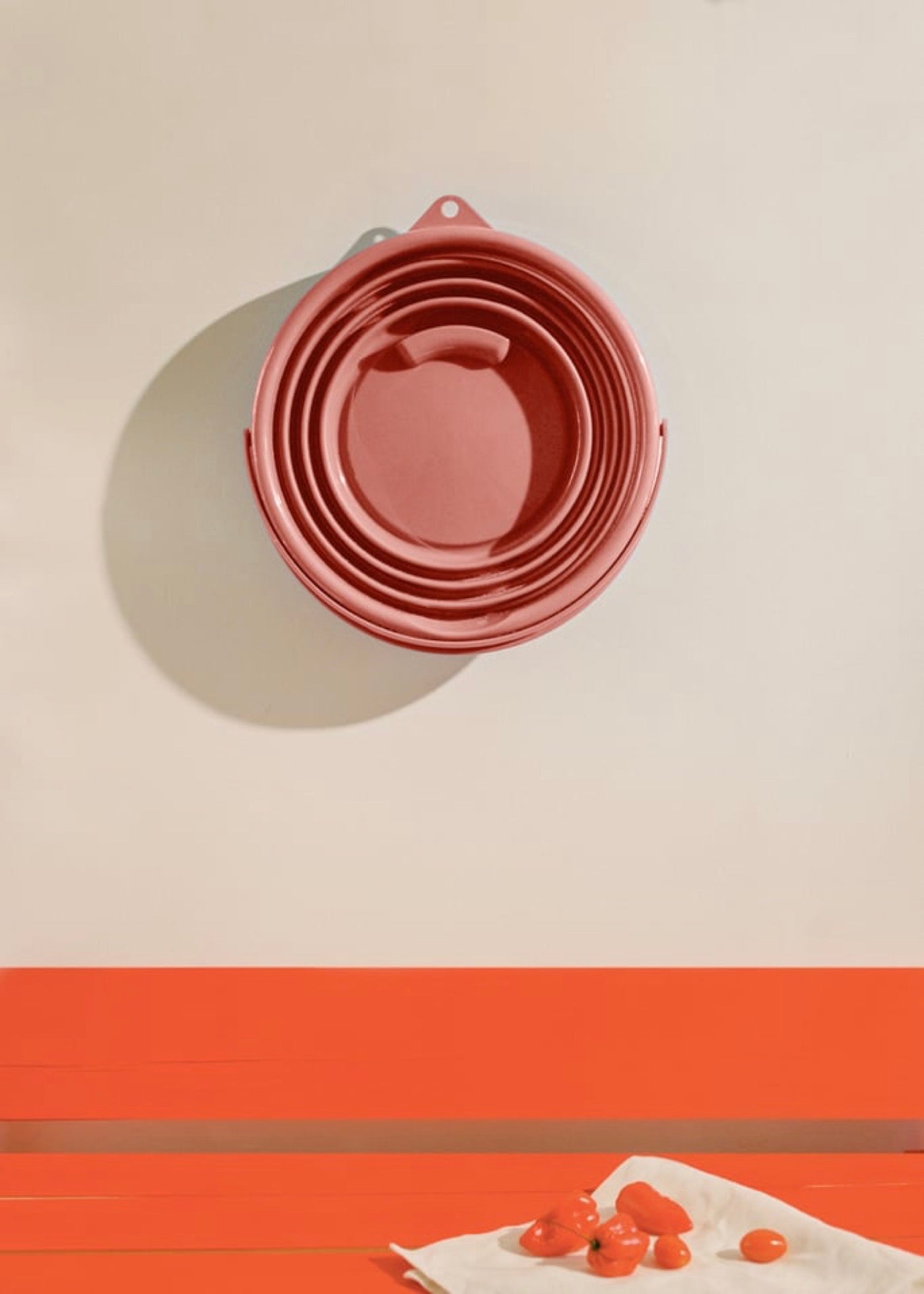 Kitchenware Studio - Panier Pliant Multi-Usage 10L - Terracotta