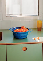 Kitchenware Studio - Passoire Pliante -  Bleu Cobalt