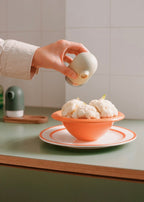 Kitchenware Studio - Salero Y Pimentero Con Base - Terracota