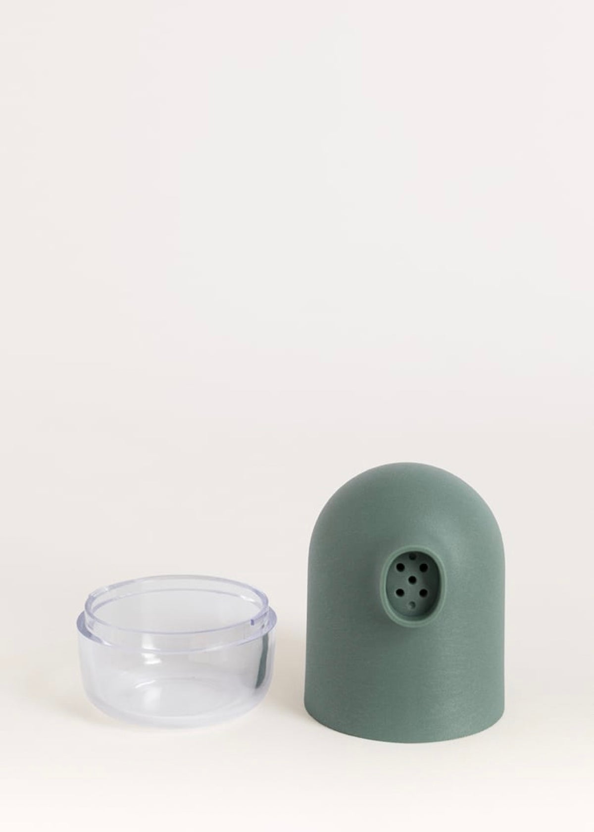 Kitchenware Studio - Salt and Pepper Shakers with Base - Sage