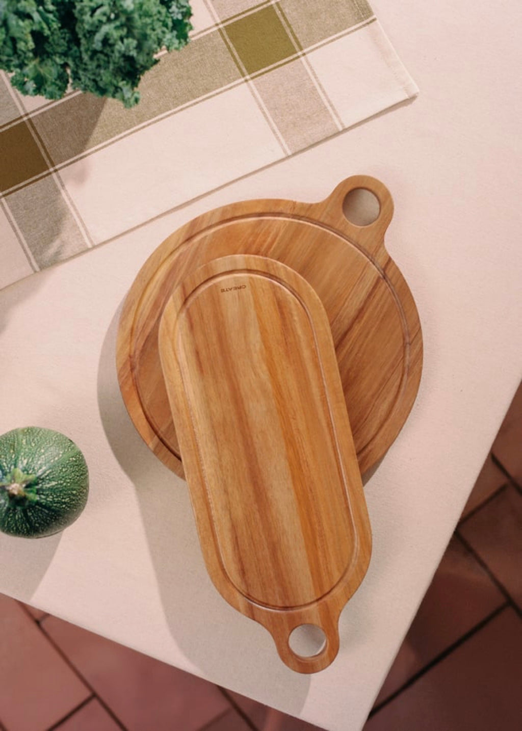 Kitchenware Essentials - Pack 2 Planches À Découper En Bois D'Acacia