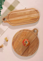 Kitchenware Essentials - Pack 2 Planches À Découper En Bois D'Acacia