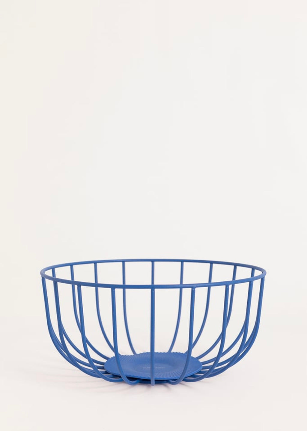 Kitchenware Studio - Cestas De Alambre Con Base Antideslizante - Azul Cobalto# Pack 2 Cestas