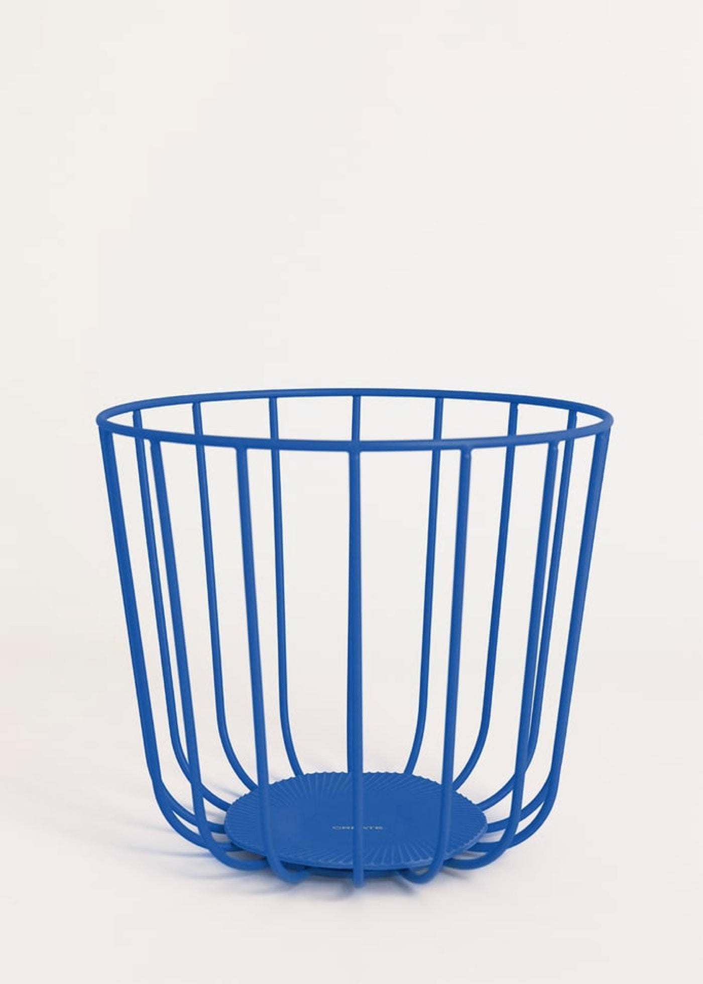 Kitchenware Studio - Cestas De Alambre Con Base Antideslizante - Azul Cobalto# Pack 2 Cestas