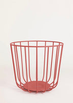 Kitchenware Studio - Wire Baskets with Non-Slip Base - Terracotta# Pack of 2 Baskets