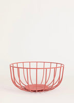 Kitchenware Studio - Wire Baskets with Non-Slip Base - Terracotta# Pack of 2 Baskets