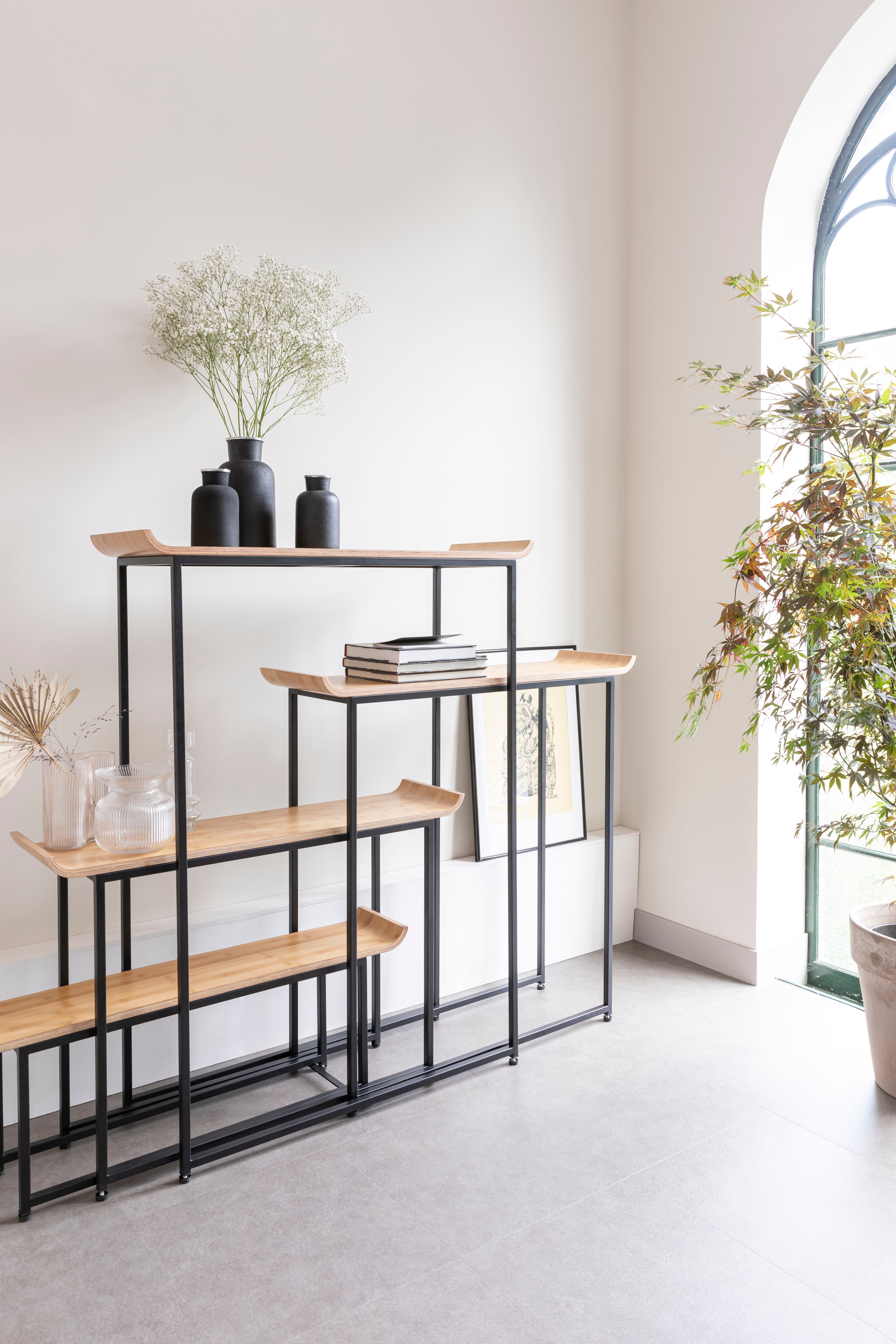 Flodka - Shelf - Plywood - Black