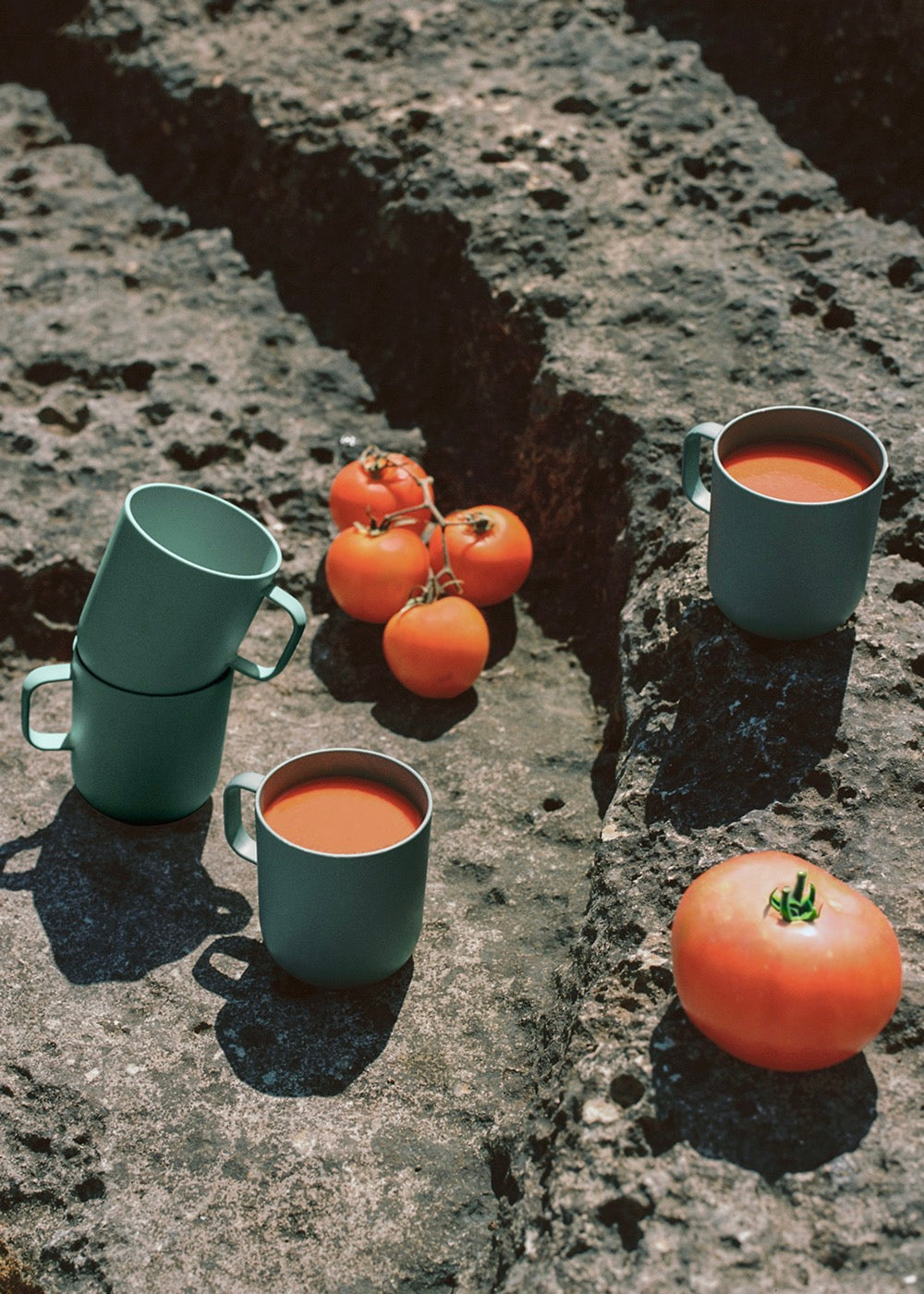 Kitchenware Outdoor Eco - Service De 4 Tasses Pour Extérieur - Vert Sauge