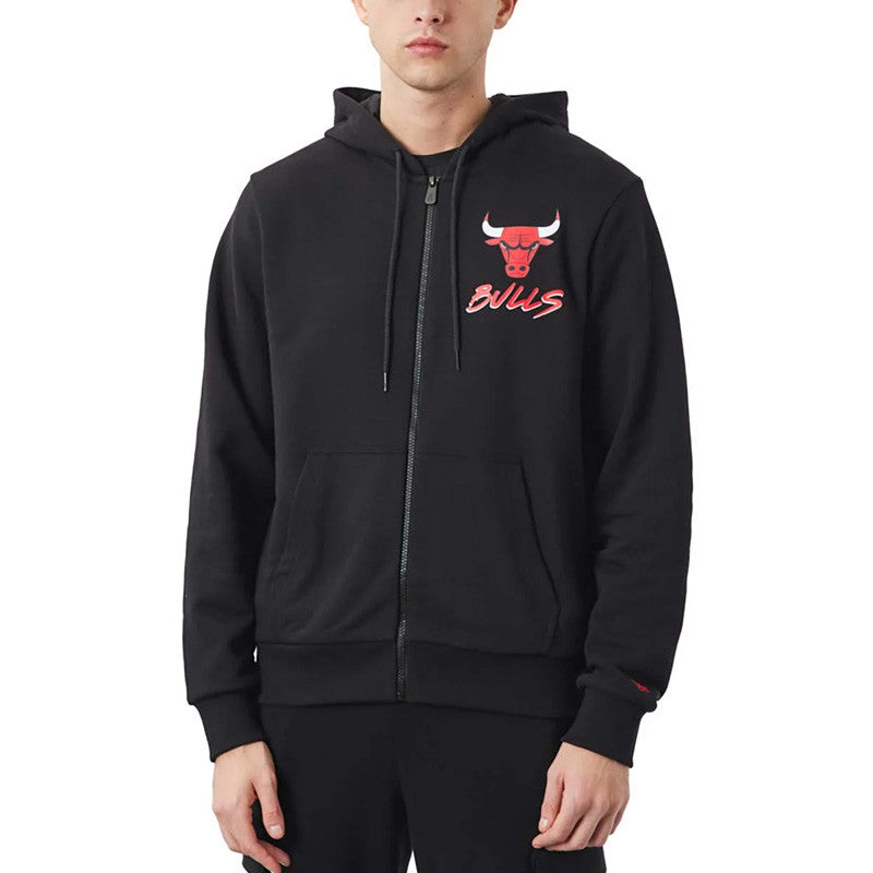 Sweat À Capuche New Era Chicago Bulls Nba Script