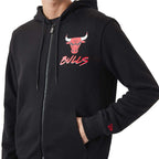 Sweat À Capuche New Era Chicago Bulls Nba Script