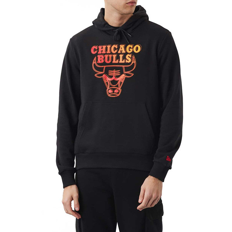 Sweat À Capuche New Era Chicago Bulls Nba Neon Fade