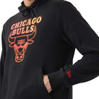 Sweat À Capuche New Era Chicago Bulls Nba Neon Fade