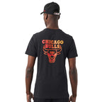 Tee-Shirt New Era Chicago Bulls Nba Neon Fade