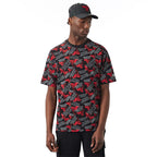 Tee-Shirt New Era Chicago Bulls Nba All-Over Printed