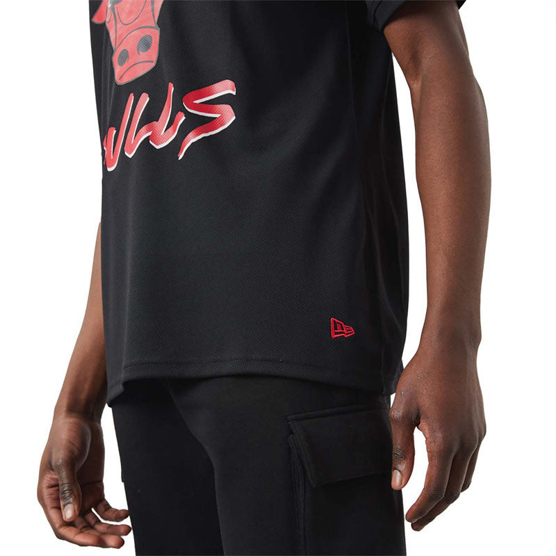 Tee-Shirt New Era Chicago Bulls Nba Script