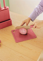 Kitchenware Studio - Set 2 Planches À Découper + 4 Couteaux De Cuisine - Terracotta
