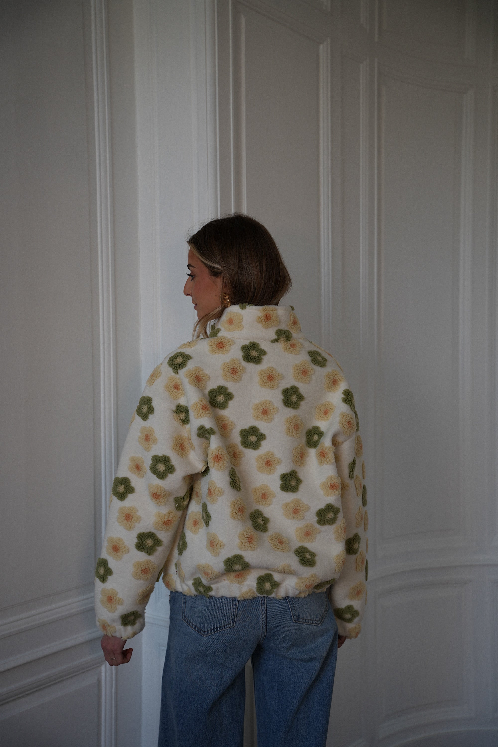 Dana Crème - Zippered Jacket