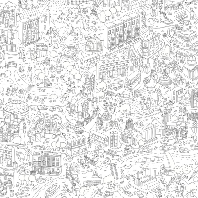 London - Coloriage XXL