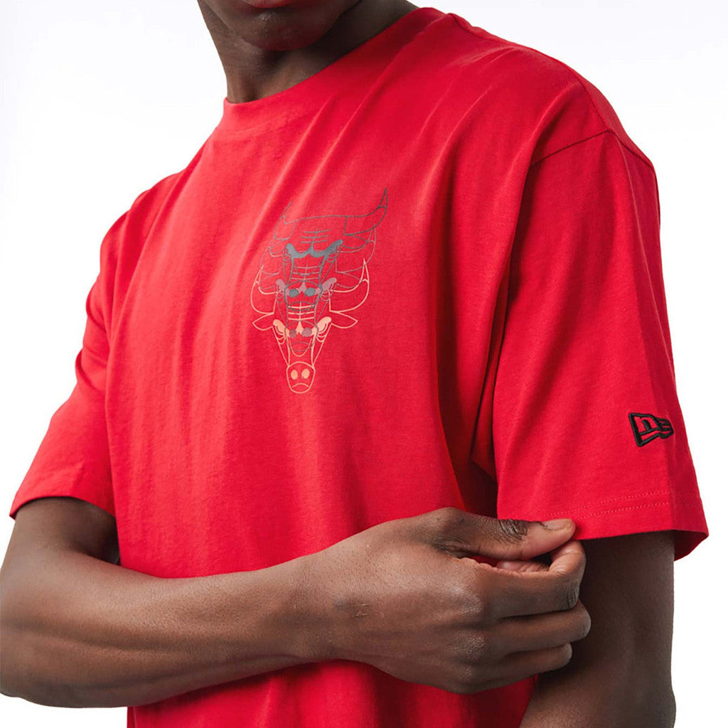 Tee-Shirt New Era Chicago Bulls Nba Oversize