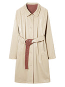 Lily - Manteau De Fourrure - Camel Clair